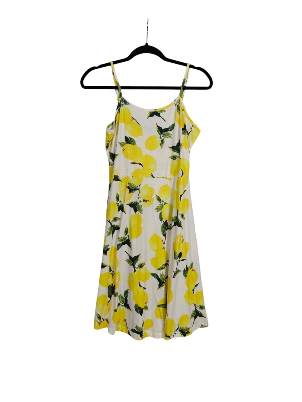 TIMSEM Sleeveless Adjustable Strappy Summer Floral Flared Swing Dress Size Med